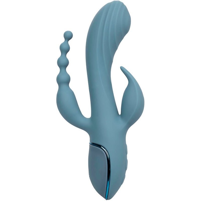 CALEXOTICS - VIBRATEUR TRIPLE ECSTASY GRIS - Sensualia