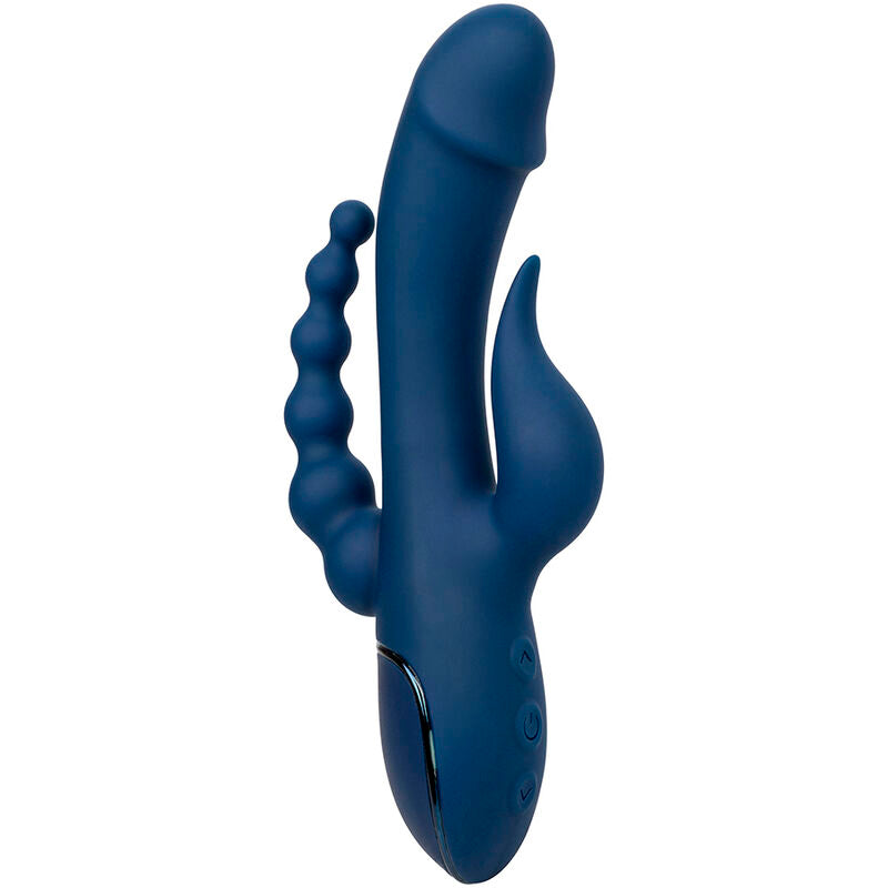 CALEXOTICS - VIBRATEUR TRIPLE ORGASME BLEU - Sensualia