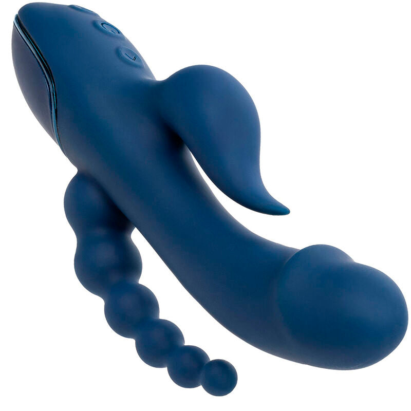 CALEXOTICS - VIBRATEUR TRIPLE ORGASME BLEU - Sensualia
