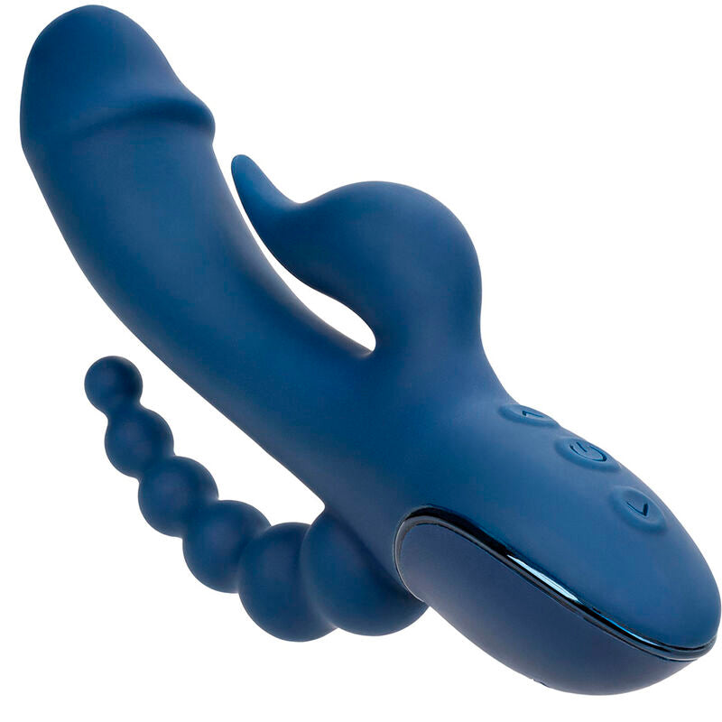 CALEXOTICS - VIBRATEUR TRIPLE ORGASME BLEU - Sensualia