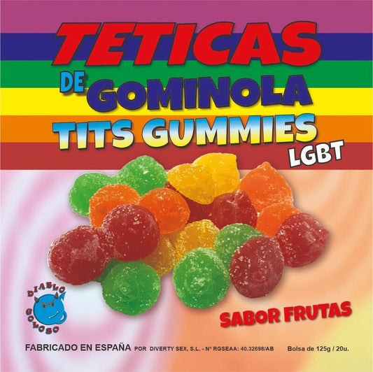 DIABLO GOLOSO - ASSORTIMENT DE GOMME AU SUCRE TEETICS LGTB - Sensualia