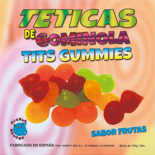 DIABLO GOLOSO - TÉTINES GOMMEUSES BRILLANTES ASSORTIES - Sensualia