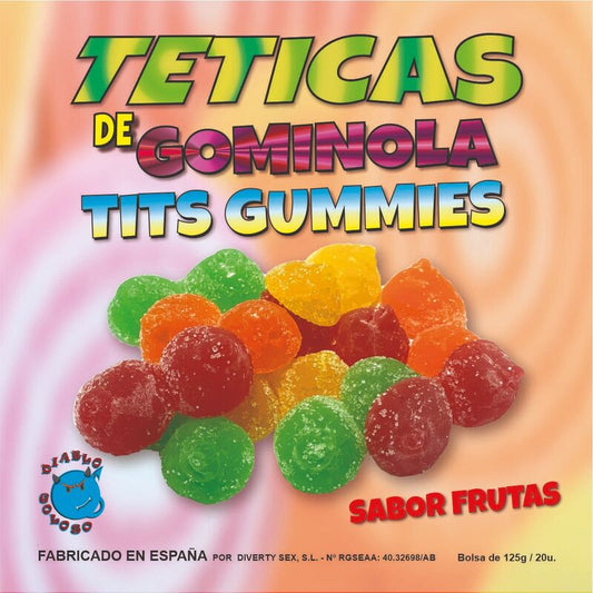 DIABLO GOLOSO - TÉTINES GOMMEUSES EN SUCRE ASSORTIES - Sensualia