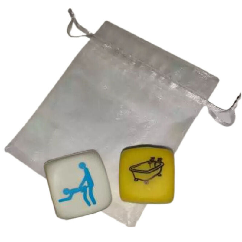 DIABLO PICANTE - JEU DE 2 DÉS KAMASUTRA POUR GARÇON POSTURE + PLACE - Sensualia