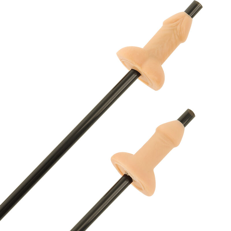 DIABLO PICANTE - SAC DE 10 PAILLES NATURELLES POUR PÉNIS - Sensualia