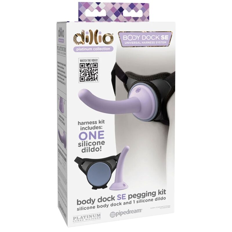 DILLIO - HARNAIS BODY DOCK VIOLET - Sensualia