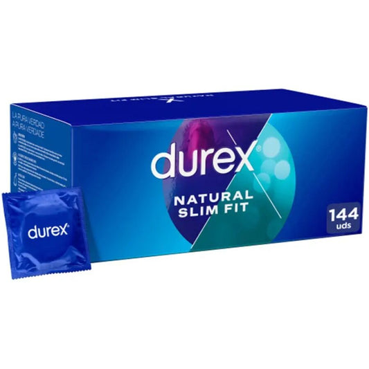 DUREX - BASE NATUREL SLIM FIT 144 UNITÉS - Sensualia
