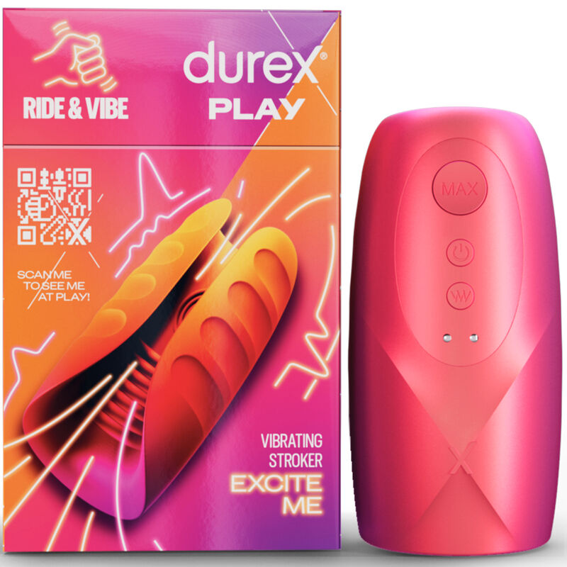 DUREX - MASTURBATEUR VIBRATEUR TOY RIDE & VIBE - Sensualia
