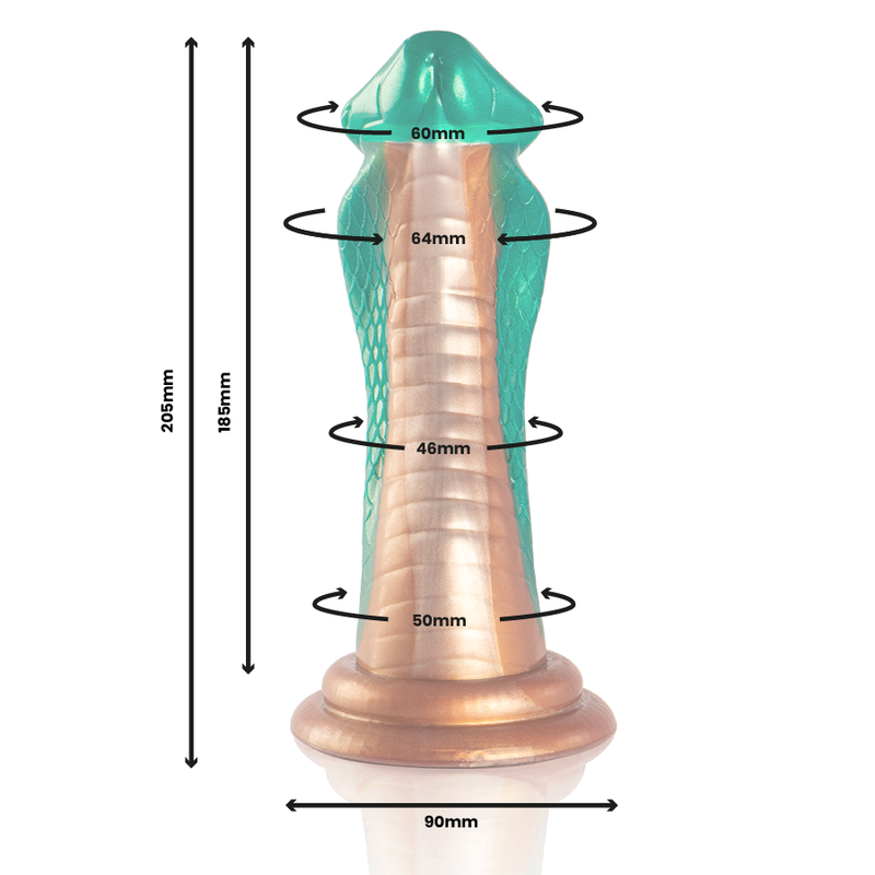 EPIC - GODE PYTHON COBRA VERT - Sensualia