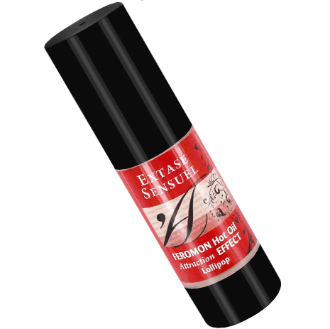 EXTASE SENSUAL - HUILE DE MASSAGE EFFET CHAUFFANT AUX PHÉROMONES SUCETTES 30 ML - Sensualia