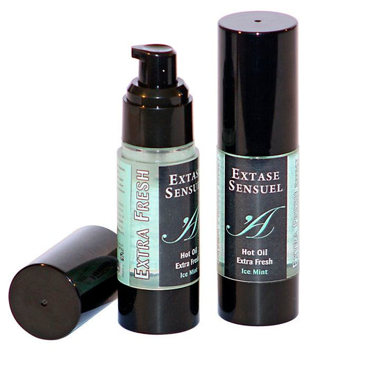 EXTASE SENSUAL - HUILE DE MASSAGE EFFET GLACE EXTRA FRAÎCHE 30 ML - Sensualia