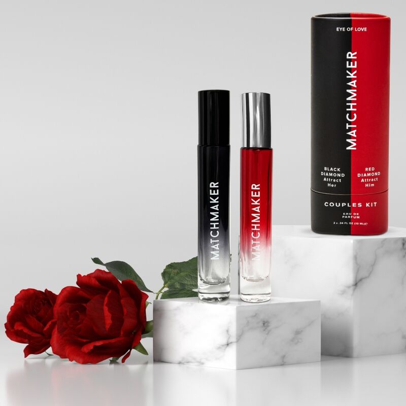 EYE OF LOVE - MATCHMAKER PHEROMONE 2PC SET COUPLES KIT ATTIRE HER & HIM 20 ML - Sensualia