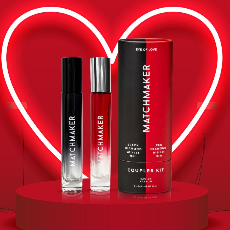 EYE OF LOVE - MATCHMAKER PHEROMONE 2PC SET COUPLES KIT ATTIRE HER & HIM 20 ML - Sensualia