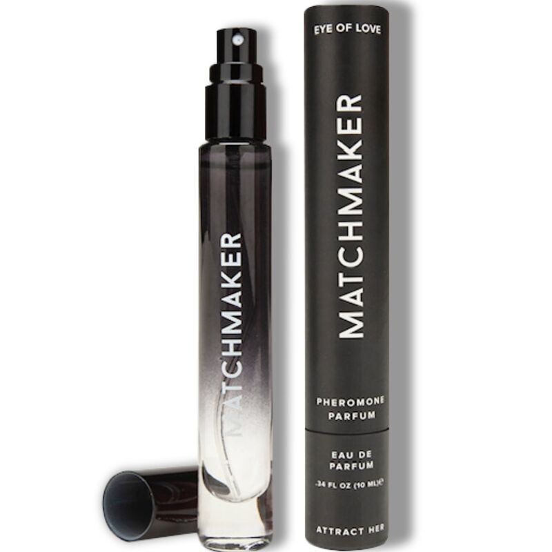 EYE OF LOVE - PARFUM AUX PHÉROMONES MATCHMAKER BLACK DIAMOND ATTRACT HER 10 ML - Sensualia