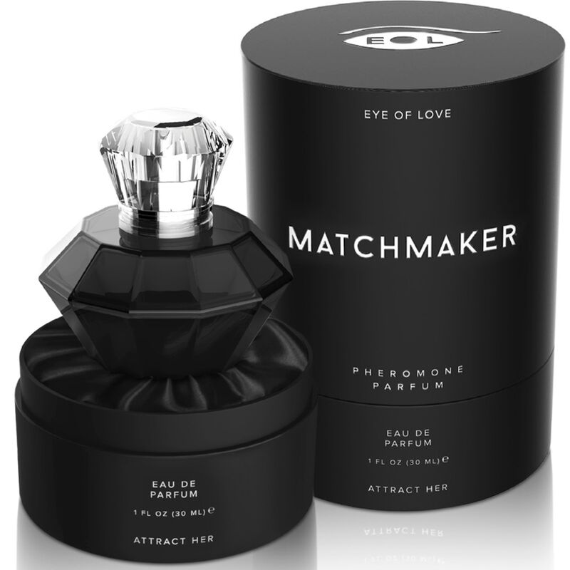 EYE OF LOVE - PARFUM AUX PHÉROMONES MATCHMAKER BLACK DIAMOND ATTRACT HER 30 ML - Sensualia