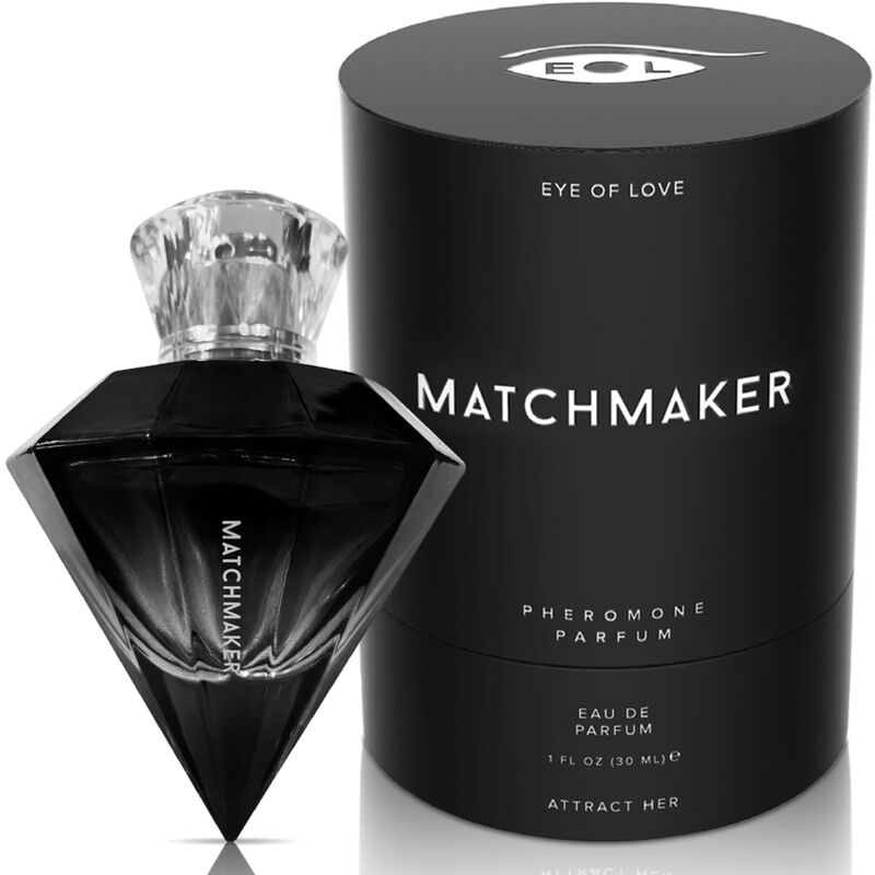EYE OF LOVE - PARFUM AUX PHÉROMONES MATCHMAKER BLACK DIAMOND ATTRACT HER 30 ML - Sensualia