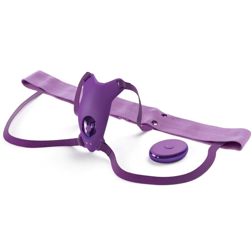 FANTASY FOR HER - HARNAIS PAPILLON VIBRANT, RECHARGEABLE & TÉLÉCOMMANDE VIOLET - Sensualia