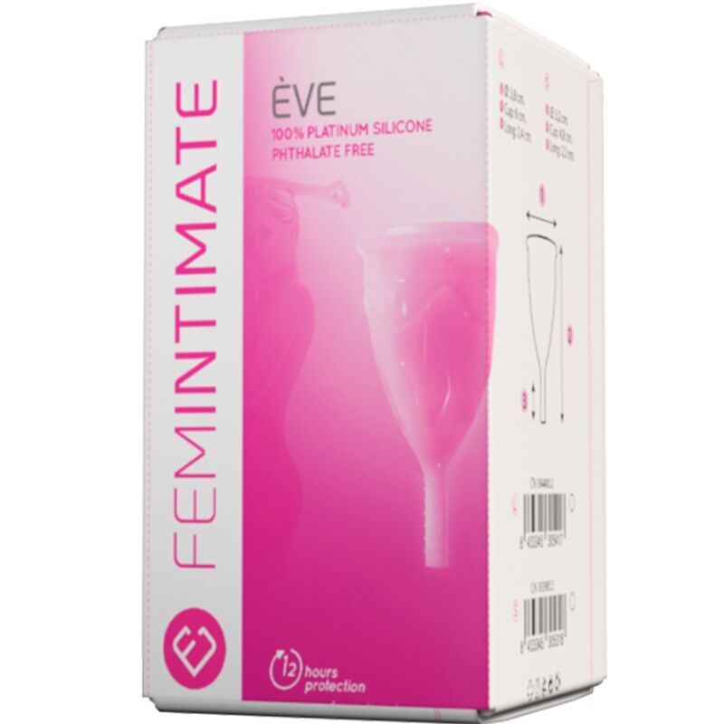 FEMINTIMATE - COUPE MENSTRUELLE EN SILICONE EVE - TAILLE S - Sensualia
