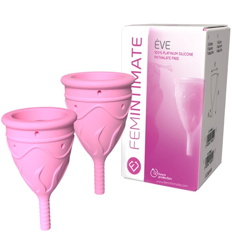 FEMINTIMATE - COUPE MENSTRUELLE EN SILICONE EVE - TAILLE S - Sensualia