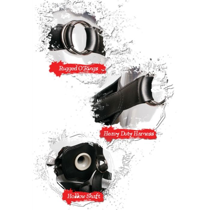 FETISH FANTASY EXTREME - HOLLOW 30,5 CM STRAP ON - Sensualia