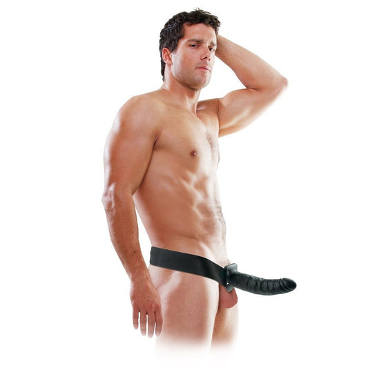 FETISH FANTASY SERIES - SANGLE CREUSE FETISH FANTASY 19 CM NOIR - Sensualia