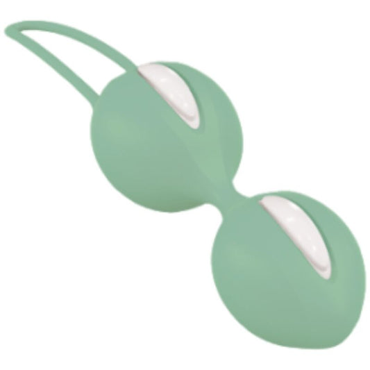 FUN FACTORY - SMARTBALLS DUO BOULES PELVIENNES BLANC / PISTACHE - Sensualia