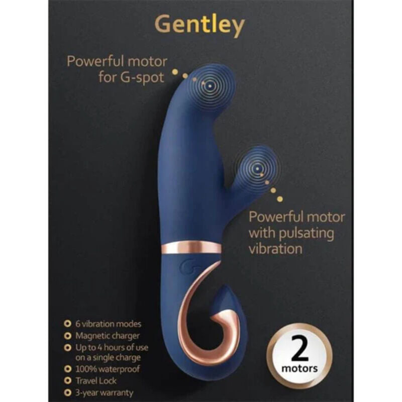 G-VIBE - GENTLEY G-SPOT VIBE BLEU CARAÏBE - Sensualia