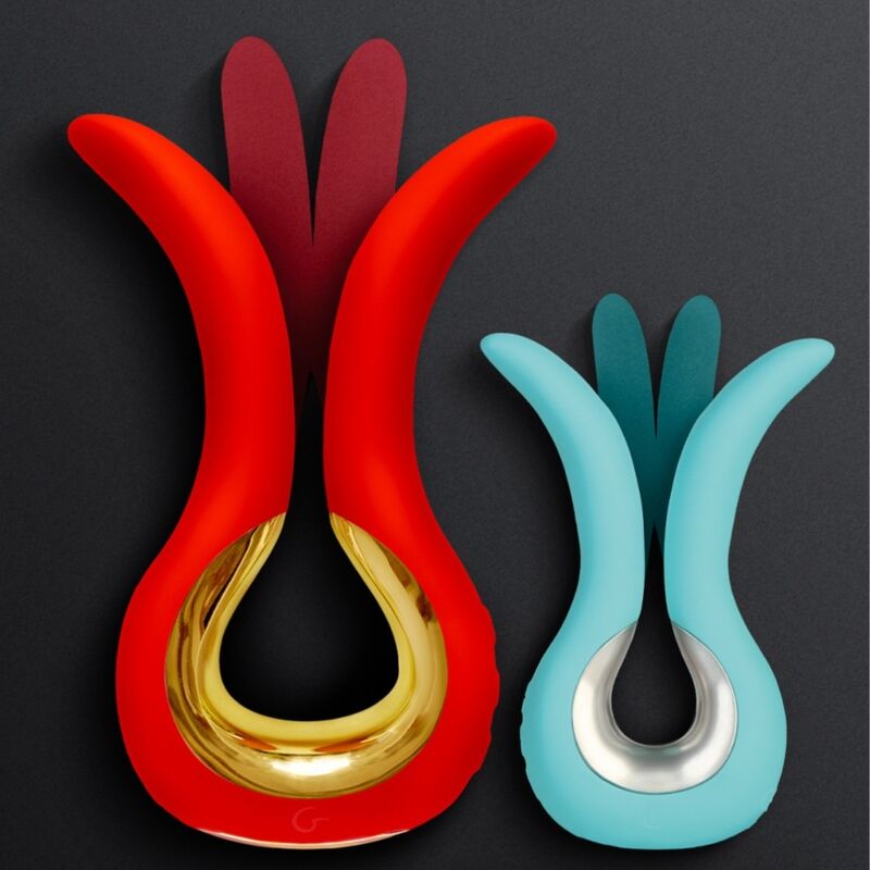 G-VIBE - GVIBE MAXI VIBRATEUR À DEUX EMBOUTS FLEXIBLES CORAIL - Sensualia