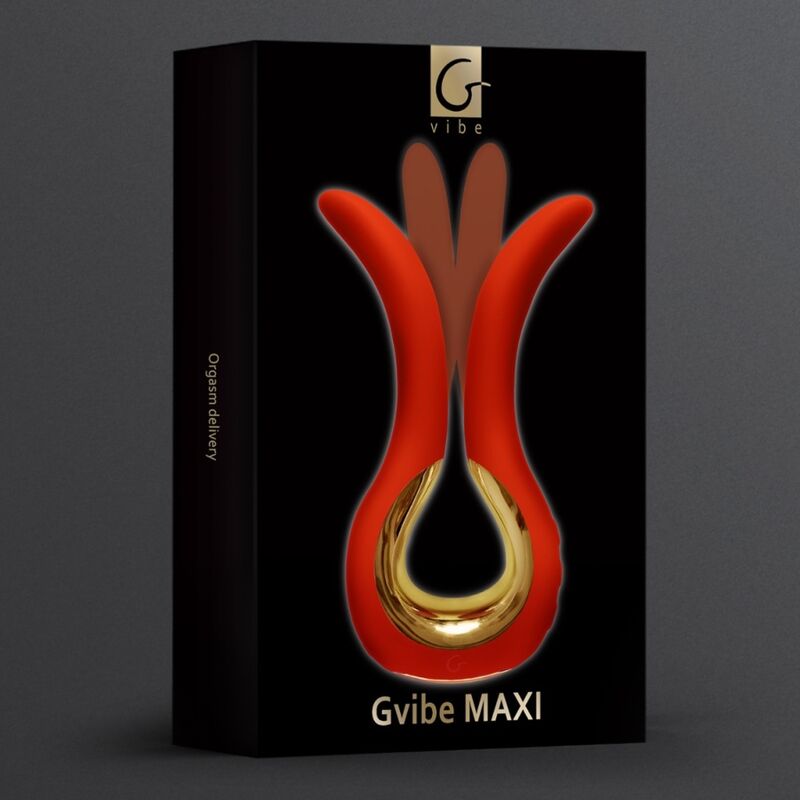 G-VIBE - GVIBE MAXI VIBRATEUR À DEUX EMBOUTS FLEXIBLES CORAIL - Sensualia