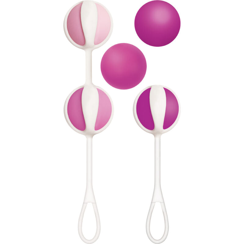 G-VIBE - SET 5 BOULES DE GEISHA3 ROSE - Sensualia