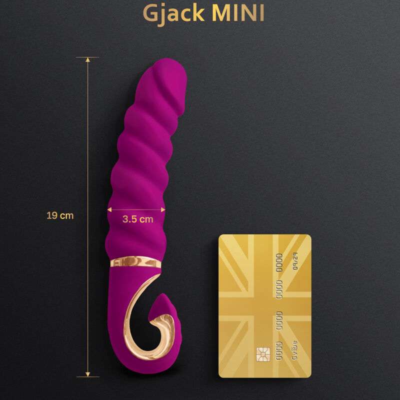 G-VIBE - VIBRATEUR GJACK MINI VIOLET EN SILICONE - Sensualia