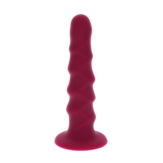 GET REAL - DONG CÔTELÉ 12 CM ROUGE - Sensualia