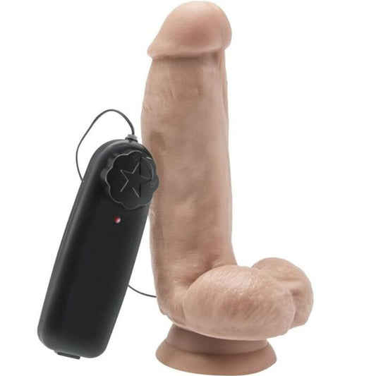 GET REAL - GODE 12 CM AVEC BILLES VIBRATEUR SKIN - Sensualia