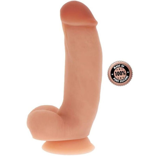 GET REAL - GODE EN SILICONE 18 CM AVEC BALLES PEAU - Sensualia