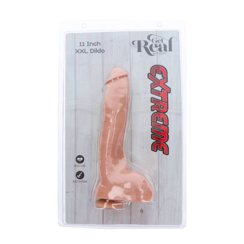 GET REAL - GODE EXTREME XXL 28 CM PEAU - Sensualia