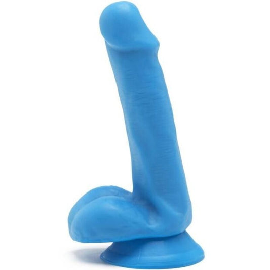 GET REAL - GODE HAPPY DICKS 12 CM BALLES BLEU - Sensualia