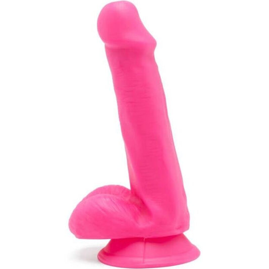 GET REAL - GODE HAPPY DICKS 12 CM BALLES ROSE - Sensualia