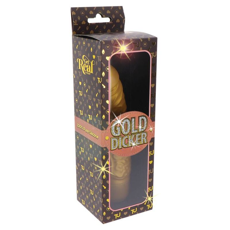 GET REAL - GOLD DICKER VIBRATEUR ORIGINAL OR - Sensualia