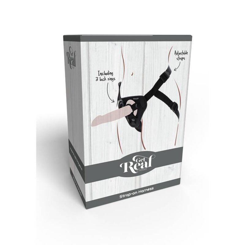 GET REAL - HARNAIS  SANGLE NOIR - Sensualia