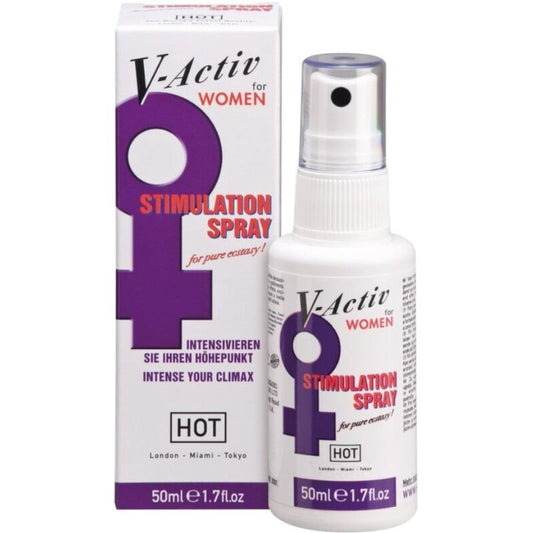 HOT - V-ACTIV PENIS POWER SPRAY FEMME 50ML - Sensualia