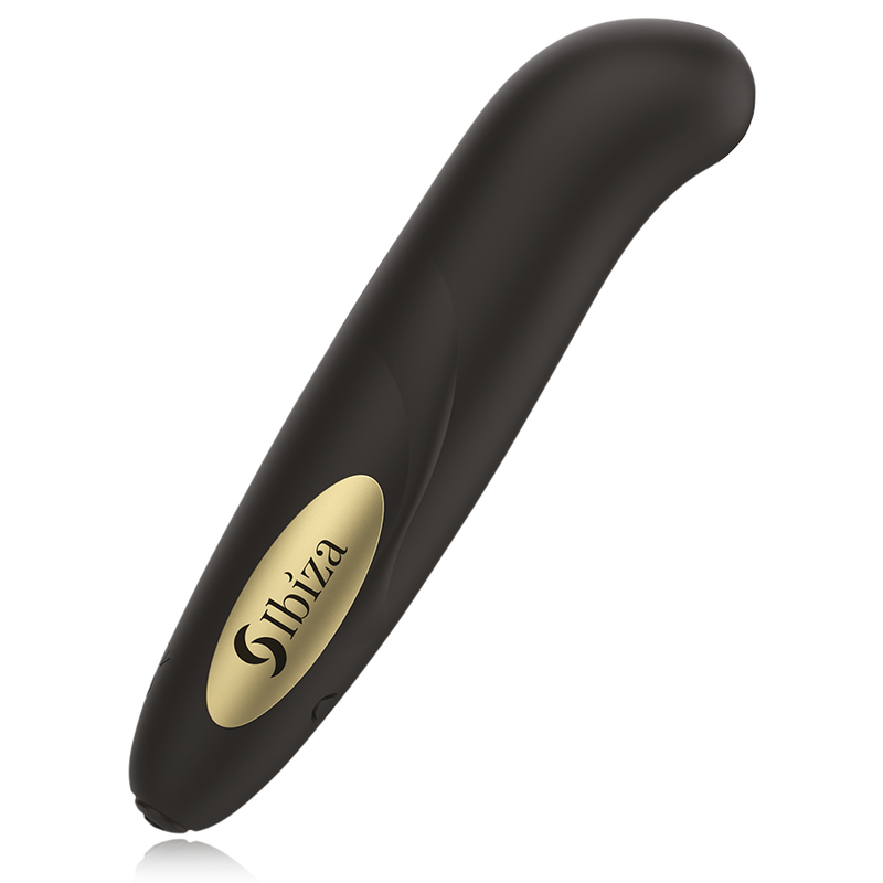 IBIZA - STIMULATEUR DE CLITORIS CHARGEUR USB 10 MODES DE VIBRATION DORÉ 13 X 2,9 - Sensualia
