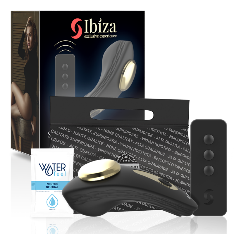 IBIZA - TÉLÉCOMMANDE VIBRATEUR PANTIE EN SILICONE - Sensualia