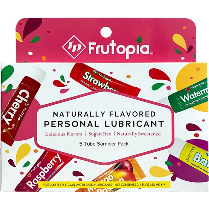ID FRUTOPIA - LUBRIFIANT ASSORTIMENT 5 PACK 12 ML - Sensualia