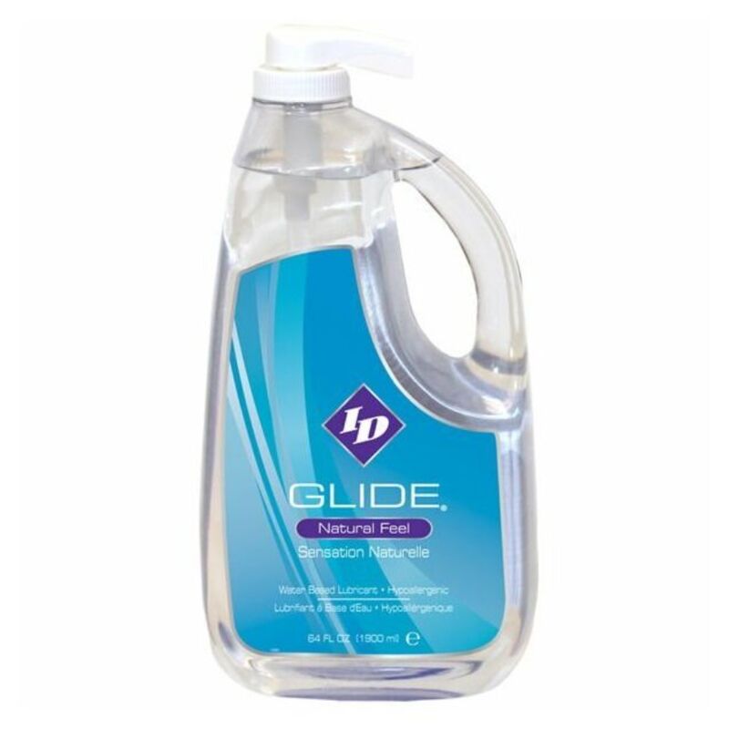 ID GLIDE - LUBRIFIANT À BASE D'EAU + HYPOALLERGÉNIQUE SENSATION NATURELLE 1900 ML - Sensualia
