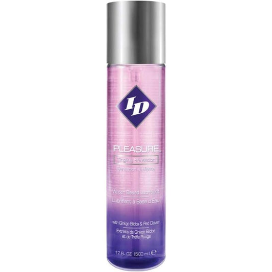 ID PLEASURE - LUBRIFIANT  BASE DEAU SENSATION TINGING 500 ML - Sensualia