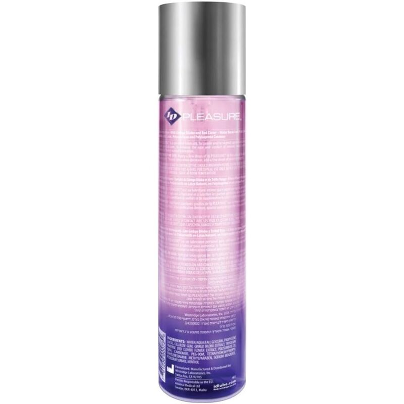 ID PLEASURE - LUBRIFIANT  BASE DEAU SENSATION TINGING 500 ML - Sensualia