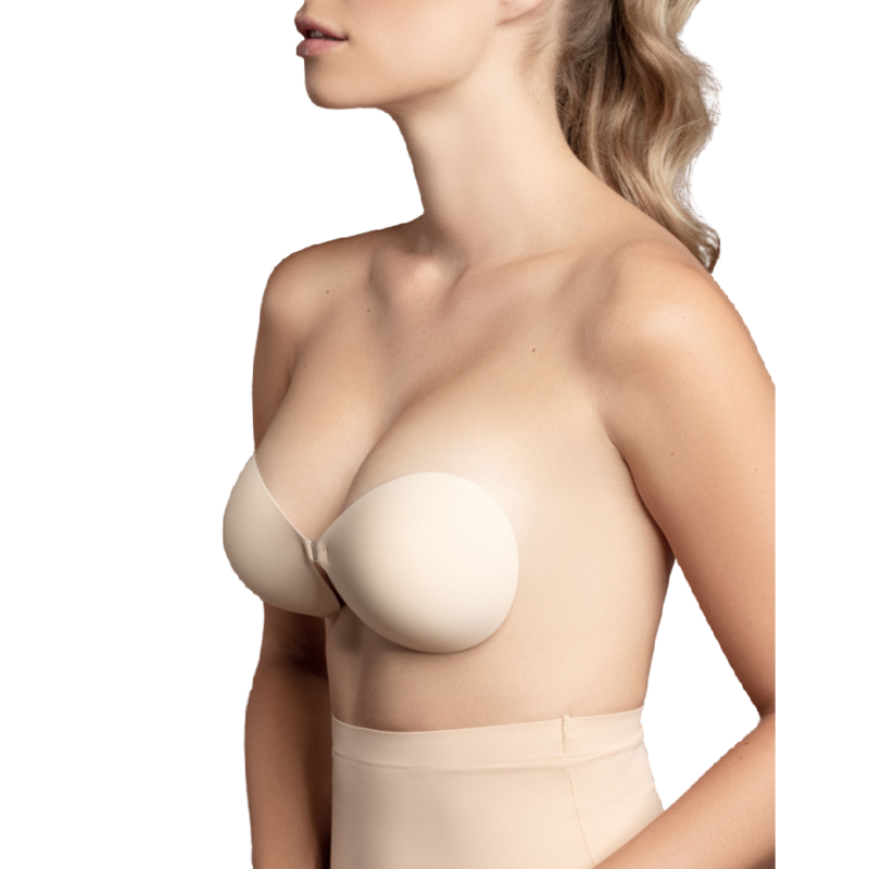 BYE-BRA - SOUTIEN-GORGE INVISIBLE NOIR BONNET A - Sensualia