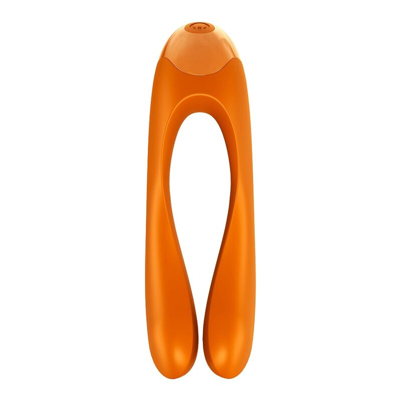 SATISFYER - VIBRATEUR  DOIGTS CANDY CANE ORANGE - Sensualia