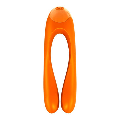 SATISFYER - VIBRATEUR  DOIGTS CANDY CANE ORANGE - Sensualia