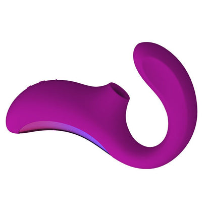 LELO - ENIGMA DOUBLE ASPIRATION STIMULATION MASSEUR  ROSE PROFONDE